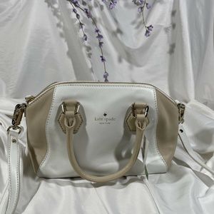 NWT kate spade new york 'catherine street mini pippa' satchel‎ handbag in Cream